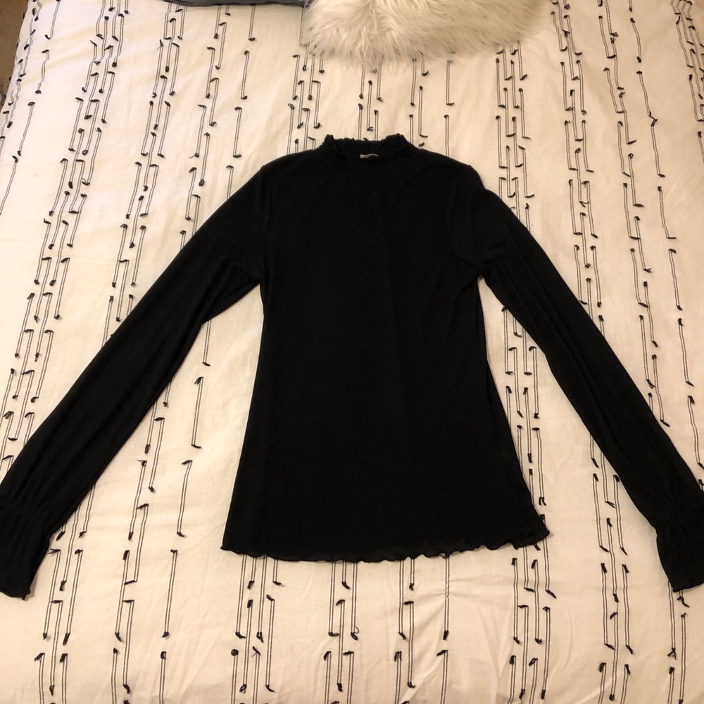 Free People Itimately Out of Sight Mock Neck Top